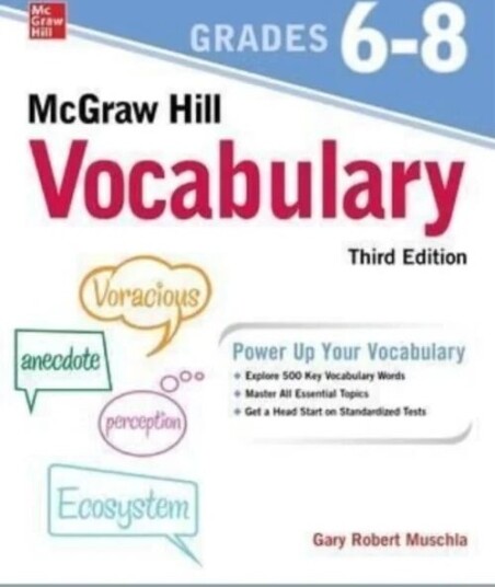 Mcgraw Hill Vocabulary Grades 6-8, Third Edition Av Gary Muschla