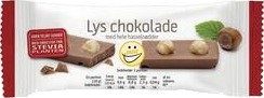 EASIS Lys Sjokoladebar m. nøtter   24 g