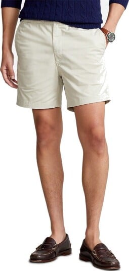 Ralph Lauren Polo prepster stretch chino short XS beige herre