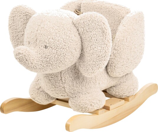 Nattou Teddy Gyngedyr Elefant Benhvit