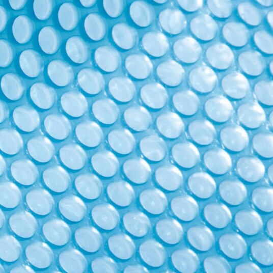 Intex Soltrekk til basseng blå 378x186 cm polyetylen