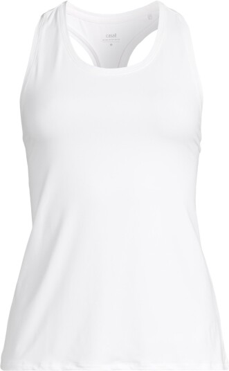 Casall Essential Racerback Tank Dame White L Casall Essential Racerback Tank Dame White L