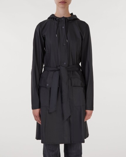 Rains Curve Jacket - Black M