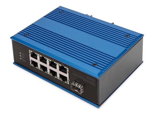 Digitus Industrial Ethernet Switch 8-Port 10/100Base-Tx Dc 48-57V Digitus Industrial Ethernet Switch 8-Port 10/100Base-Tx Dc 48-57V