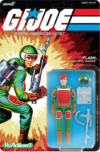 G.I. Joe ReAction+ Wv7 Flash Comic