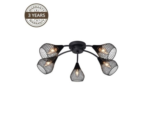 Domoletti Ceiling Lamp Bistro Mx51166-5 5X40w E14 Domoletti Ceiling Lamp Bistro Mx51166-5 5X40w E14