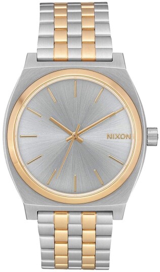 Nixon Dameklokke A0451921 00 Sølvfarget/Gulltonet stål Ø37 mm