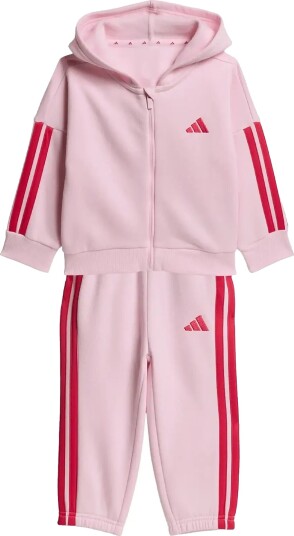 Adidas Sportswear I 3S Fz Fl Jog Pink 92 Adidas Sportswear I 3S Fz Fl Jog Pink 92
