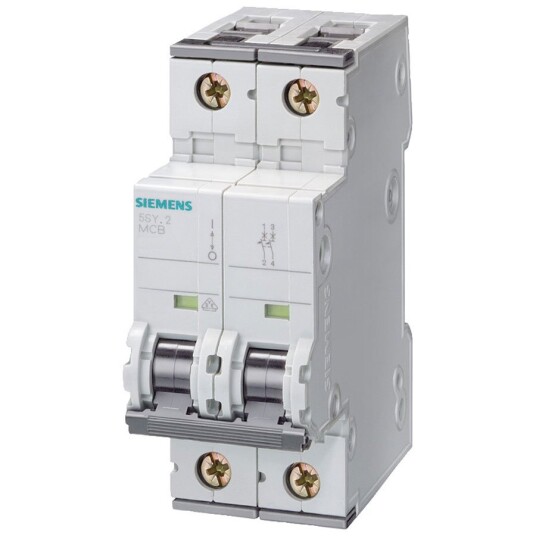 Siemens Automatsikring C 4A 230V 6kA 1p+N Siemens Automatsikring C 4A 230V 6kA 1p+N