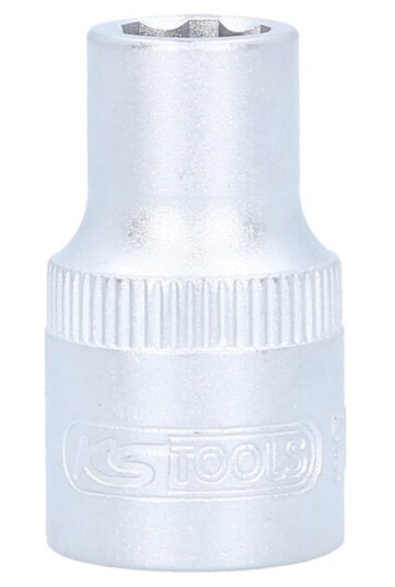 Ks Tools 911.1232, Stikkontakt, 1/2", 1 Hoder, 32 Mm, Kromvanadiumstål, Din 3120, Iso 1174, Din 3124, Iso 2725