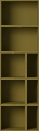 Stacked Configuration 7 Bokhylle Mørkegrønn
