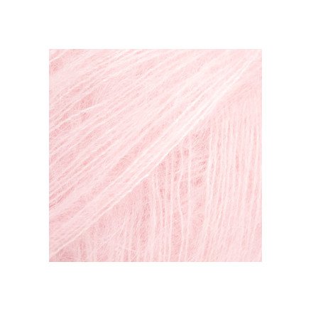 DROPS Kid-Silk Garn Unicolor 72 Pastellrosa
