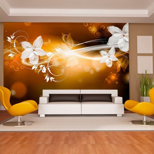 Fototapet Snow Flower 400x280 - Artgeist sp. z o. o.