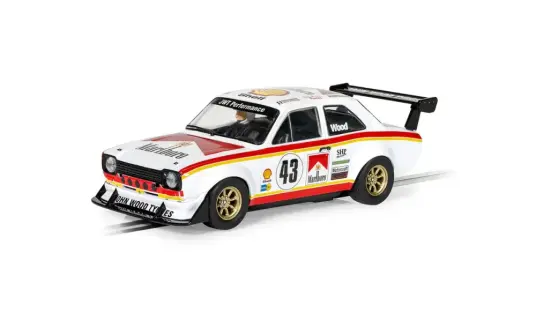 Scalextric Ford Escort MK1 RSR 1:32 Fjernstyrt Bil - Lea Wood Hvit
