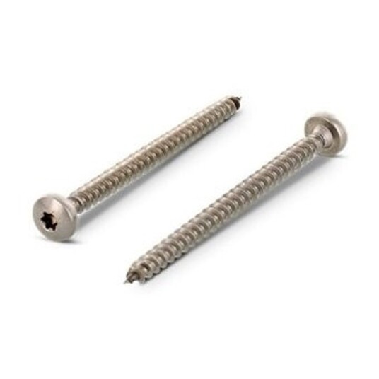 S+P Schäfer + Peters Gmbh Sponplateskrue Panhead treskrue med forsterket hode rustfritt A2 helgjenget 3,0 6,0 3,0 x 25 Tx 500 stk.