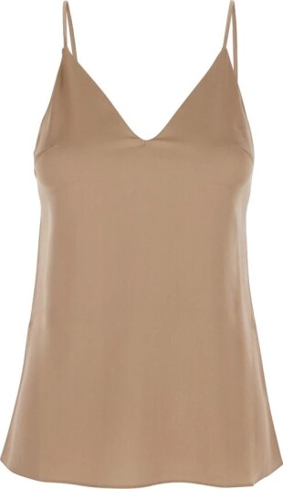 Brunello Cucinelli Dame Topper Beige M,