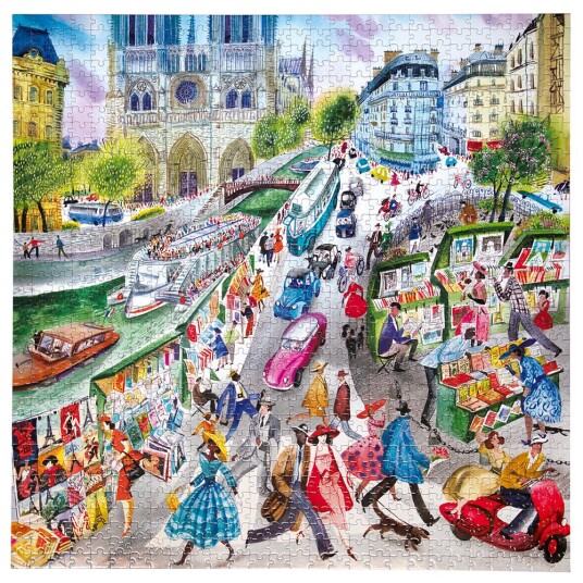 eeBoo Puzzle 1000 pcs Paris Bookseller EPZTPBS