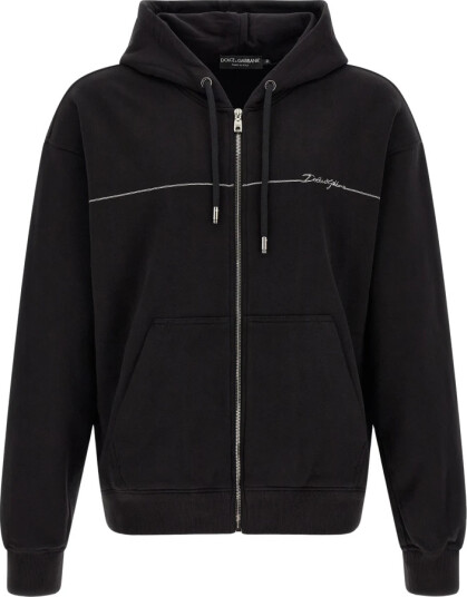 Dolce & Gabbana Herre Gensere & Hettegensere Svart 3XL,