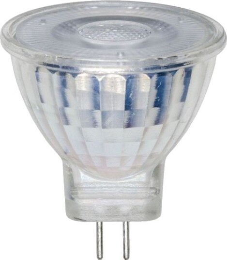 Spl GU4 4,2W dimbar LED pære 12V   MR11 glass 36° 400lm 2700K   Dimbar : Dimbar Kulør : Varm