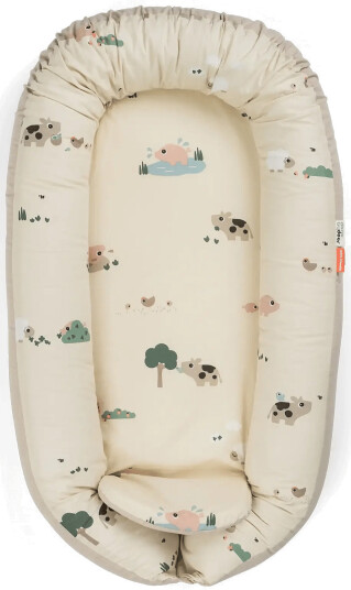Done By Deer Cozy Nest Tiny Farm Sand Beige 50x85x13 cm
