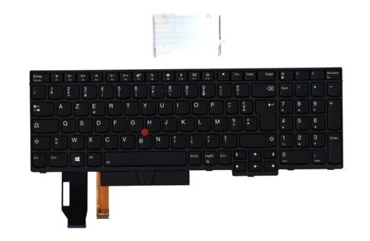 Lenovo Lite-On - Brbart tastatur - til utskifting - Fransk - Svart