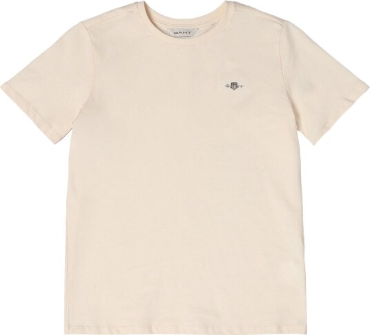Gant Kids Shield Ss T Shirt   CREAMED WHITE   164