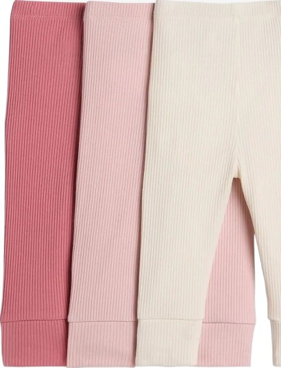 GAP Baby First Favorites Tinyrib Pants (3 Pack) PRIMITIVE 74/80