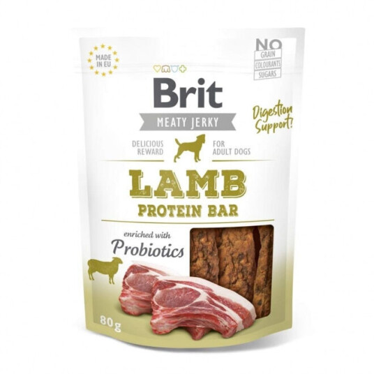 Brit Care Meaty Jerky Proteinbar Lamb (80 G)