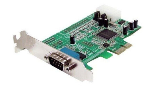 StarTech.com 1 Port Low Profile Native RS232 PCI Express Serial Card with 16550 UART