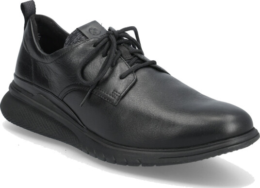 Hush Puppies Men"s Advance Laceup Bold Black Leather Black 42 Hush Puppies Men"s Advance Laceup Bold Black Leather Black 42