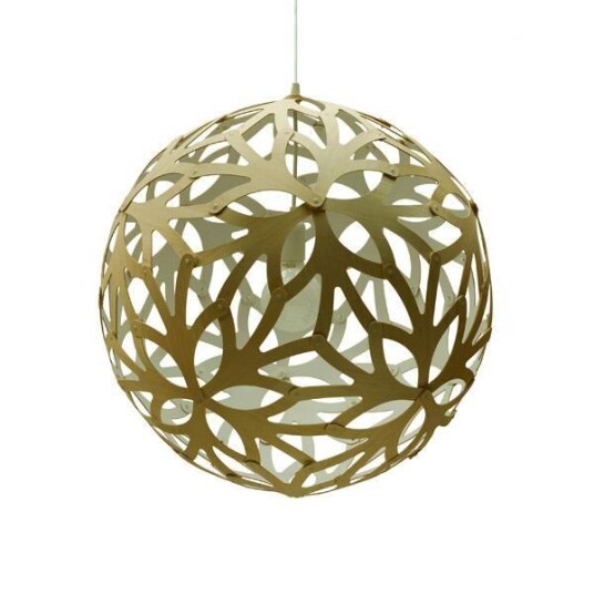 David Trubridge Floral Ø60 Hvit Taklampe