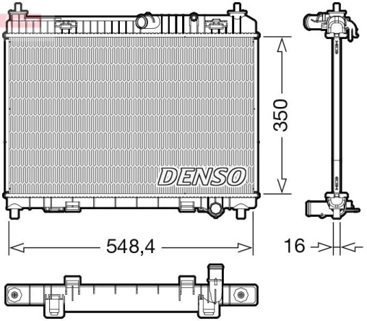 Radiator DENSO DRM10113