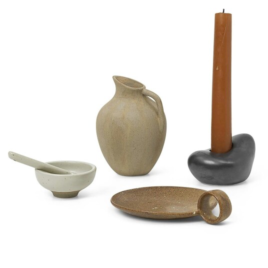 Ferm Living Ceramic Advent Gavesett 4 Deler Ferm Living Ceramic Advent Gavesett 4 Deler