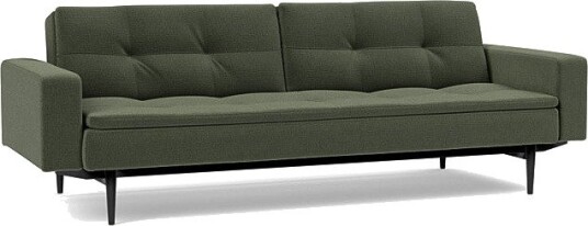 Sovesofa Dublexo med Armlener & Sort Styletto ben B 6003692 Sovesofa Dublexo med Armlener & Sort Styletto ben B 6003692