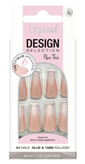 Depend Design Selection French Fade Coffin 24pcs