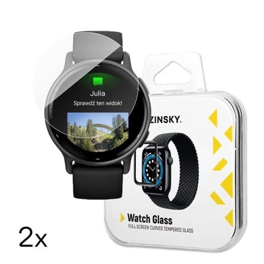 Wozinsky Full Glue Tempered Glass for Garmin Vivoactive 5 2 pcs