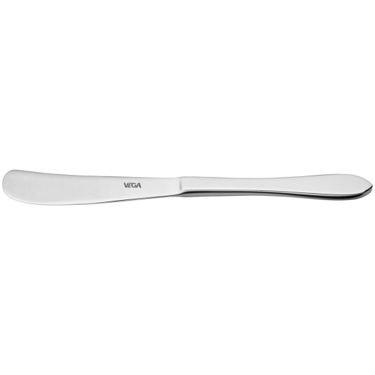 VEGA Smørkniv Salerno; 17 cm (L); Sølvfarge, Håndtak Sølvfarge; 12 Stykk / Forpakning