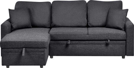 3 seters sofa Nassjo venstrevendt Svart