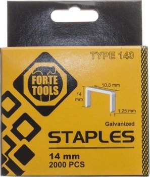Forte Forte Stifter 140/14 Mm 2000 Stk. 1014Hd Forte Forte Stifter 140/14 Mm 2000 Stk. 1014Hd