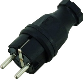 Schuko plug he Pro støtsikker PCE