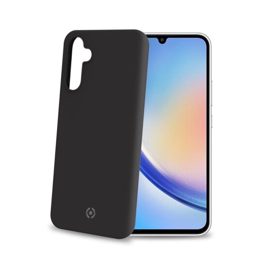Celly Cromo Mobildeksel for Samsung Galaxy A34 5G Svart TPU Silikon