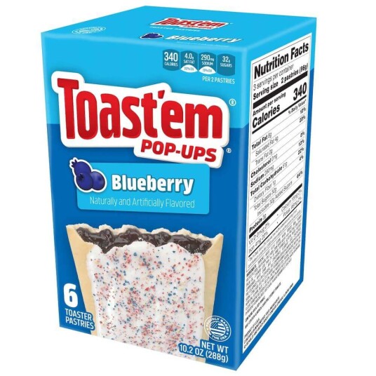 Toast'em Frosted Blueberry 288g Toast'em Frosted Blueberry 288g