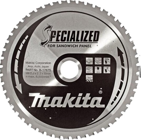 Makita T.C.T. Spesialisert Skjæreskive 270X2,4X30mm 0° T60 B-17681
