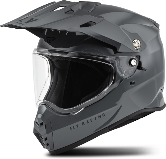 FLY Racing Crosshjelm Trekker Solid Grå FLY Racing Crosshjelm Trekker Solid Grå