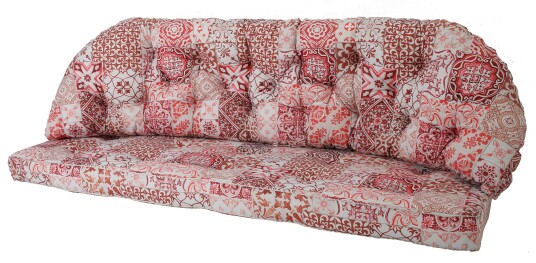 Fritab Panama rottingpute Morocco orange 3 sete Oransje