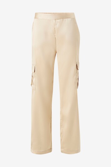 JDY - Bukser jdySheela MW Cargo Wide Pant Wvn - Beige