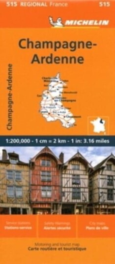 Champagne-Ardenne - Michelin Regional Map 515 Champagne-Ardenne - Michelin Regional Map 515