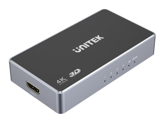 Unitek - Video/Lyd Splitter/Bryter - 1 In, 4 Out, 4K - 4 X Hdmi - Stasjonær Unitek - Video/Lyd Splitter/Bryter - 1 In, 4 Out, 4K - 4 X Hdmi - Stasjonær