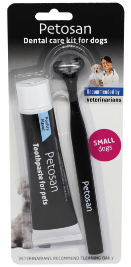 Petosan tannpleiesett - tannpleiesett for hunder - small (S)