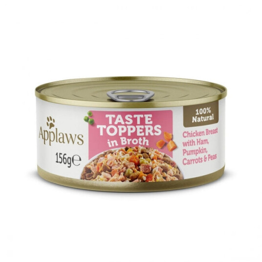 Applaws Taste Toppers Kylling & Skinke Med Gresskar Gulrot & Erter 156 G
